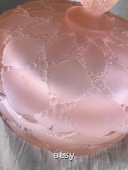 Fenton Pink Powder Dish