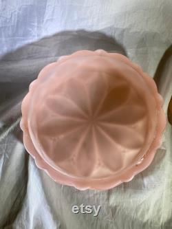 Fenton Pink Powder Dish