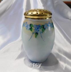 Floral Porcelain Shaker Powder Jar Duster 20906