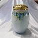 Floral Porcelain Shaker Powder Jar Duster 20906
