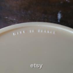 Fragonard Celluloid Powder Box Painted Porcelain Courting Couple Made in France