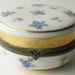 France Vintage Victorian Porcelain Dresser Jar Powder Vanity Box