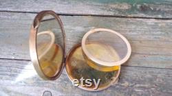 French Antique Powder Makeup box Souvenir de Paris s444