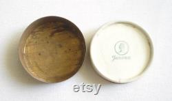 French Face Powder Box with Metal Lid YUNONA Unopen 1930s