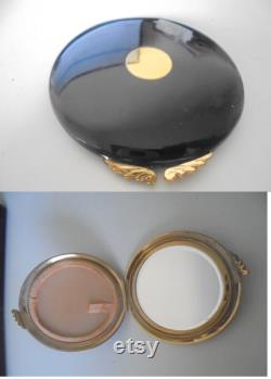 GUCCI TROUSSE make up powder case box with mirror Art Deco 1960s Made in Italy Gift for her Anniversary Birthday Graduation Mother's day