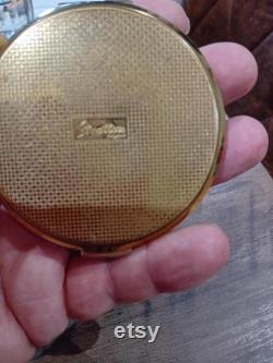 Genuine Japanese style Stratton powder compact mirror intact.