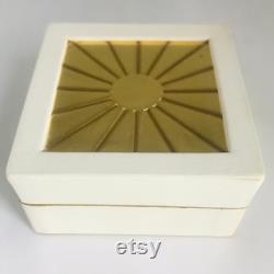 Germaine Monteil Lumium Face Powder Box 1950s full sealed contents and powder puff