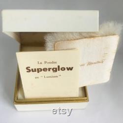 Germaine Monteil Lumium Face Powder Box 1950s full sealed contents and powder puff