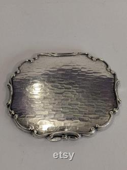 German Art Nouveau Silver Powder Box