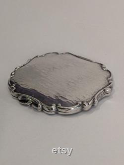 German Art Nouveau Silver Powder Box