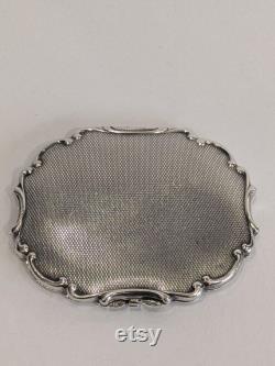 German Art Nouveau Silver Powder Box