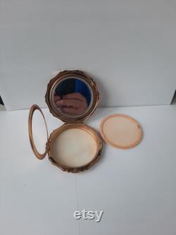 Golden England made powder box with patent number 764125