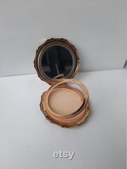 Golden England made powder box with patent number 764125