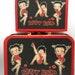 Gorgeous collectible Betty Boop, suit case, set of two. Sexy, red dress.