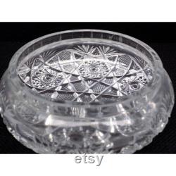 Gorham Sterling SilverArt Nouveau Crystal Powder Jar Vintage