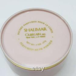 Guerlain Shalimar Dusting Powder Perfumed 2 Ounce Sealed Inside Pink