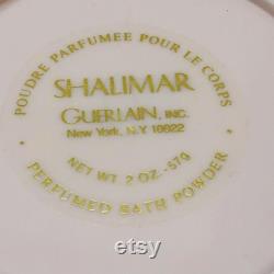 Guerlain Shalimar Dusting Powder Perfumed 2 Ounce Sealed Inside Pink