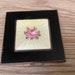 H93 Vintage compact with guilloche enamel rose