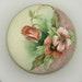 Hand-Painted Poppy Flower Princess Louise Austria Powder Jar Signed by L.E.B
