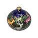 Hand painted forest scene papier-mâché trinket powder box gift made in Kashmir