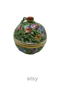 Herend Fantasy Bonbonnière Reticulated Potpourri Box