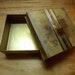 Hickok Powder Trinket Box 14kt Plated Brass Vintage 1960s SALE Was 46 Now 40