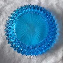 Indiana Glass Diamond Point Candy Powder Jar