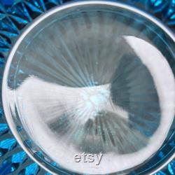 Indiana Glass Diamond Point Candy Powder Jar