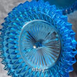 Indiana Glass Diamond Point Candy Powder Jar