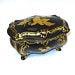 J L Menau, Echt Kobalt, Graf Von Henneberg Porzellan, Footed Powder Box, German Porcelain, Cobalt Gilt Dresser Jar, Unique Gift