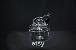 Jeanette Glass Elephant lid with bowl