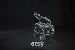 Jeanette Glass Elephant lid with bowl