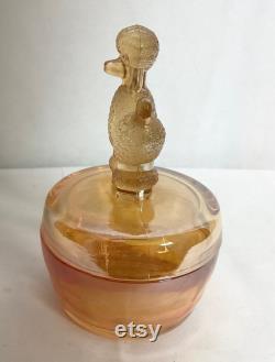 Jeanette Marigold Powder Dish Trinket Dish