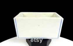 Ken Stevens Signed Northwest Art Pottery Blue Line Dresser Box Without Lid 1997