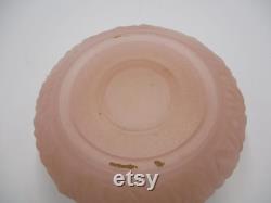 LE Smith-Greensburg Pink Satin Glass Elephant Powder Jar