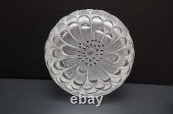 Lalique Dahlia Powder Box Lidded Jar Signed BEAUTIFUL 4.25 Inches Diameter