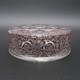 Lalique Vintage'Roger' Crystal Art Deco Circular Powder Box
