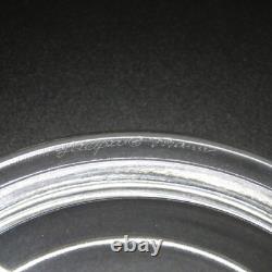 Lalique Vintage'Roger' Crystal Art Deco Circular Powder Box