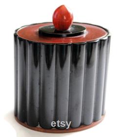 Large Art Deco Bakelite Catalin Box Vintage 1930 Statement Piece Bakelite Powder Box Cigarette Box Art Deco Style RESERVED