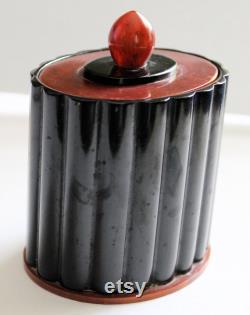 Large Art Deco Bakelite Catalin Box Vintage 1930 Statement Piece Bakelite Powder Box Cigarette Box Art Deco Style RESERVED