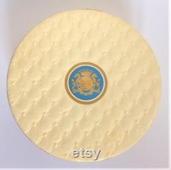 Large Face Powder Box D'Orsay Poudre Secret (1945-50). In original box packaging with full sealed contents. Immaculate.