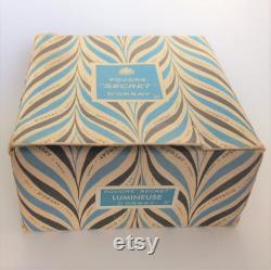 Large Face Powder Box D'Orsay Poudre Secret (1945-50). In original box packaging with full sealed contents. Immaculate.