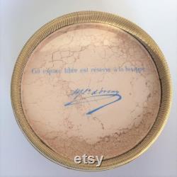 Large Face Powder Box D'Orsay Poudre Secret (1945-50). In original box packaging with full sealed contents. Immaculate.