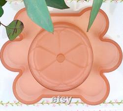 Lenox Imperial Glass Pink Satin Trinket Powder Box