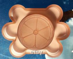 Lenox Imperial Glass Pink Satin Trinket Powder Box