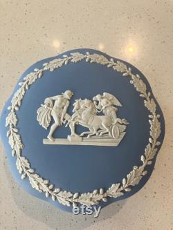 Lidded Blue Jar By Wedgwood