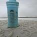 Loral Evyan NY Most Precious Powder Blue Bottle Gold Font VTG Partially Full