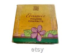 Lot of 3 Unused Vintage 1940s Face Powder Boxes Make Up Pressed Powder Compact Elfrida Erasmic and Gibbs Poudre de Luxe