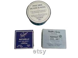 Lot of 3 Vintage 1940s Face Powder Boxes Pompeian Diadermine and Dorothy Gray