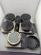 Lot of 5 CARON Poudre Peau Fine Empty Powder Jars Gloria Friedmann with Boxes
